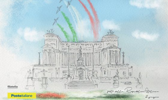 Negli Uffici Postali Le Cartoline Dedicate Alla Festa Della Repubblica