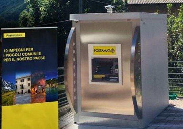 Installato Primo ATM Postamat A Germagno In Piemonte TG Poste Le