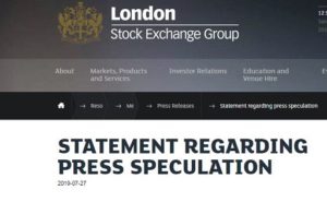 Il London Stock Exchange in trattative avanzate su Refinitiv
