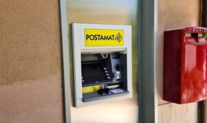Un ATM Postamat nel paese più piccolo del Reatino