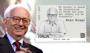 Parla Bice Biagi: “Che emozione il francobollo per ricordare mio padre Enzo”