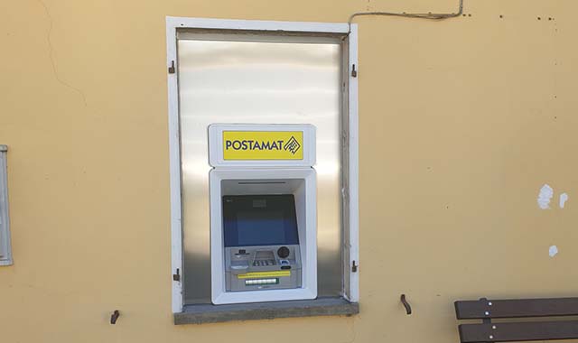 Un nuovo ATM Postamat nel Comune di Villar Pellice, in provincia di Torino