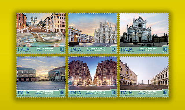 I francobolli per le città d’arte