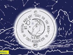 Poste partecipa alla mostra di mail–art “Eggs on the Moon” ad Acceglio