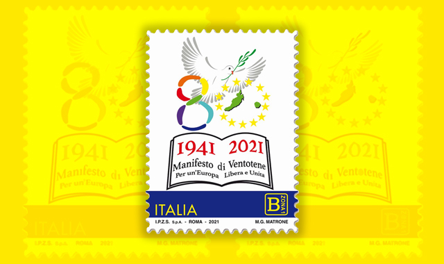 Manifesto di Ventotene: gli 80 anni in un francobollo