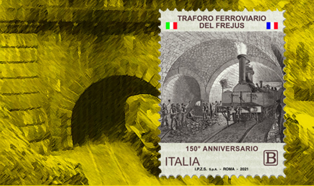Poste, un francobollo dedicato al Traforo Ferroviario del Frejus