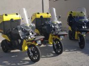 Nuovi tricicli di Poste a basse emissioni in Gallura