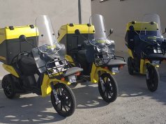 Nuovi tricicli di Poste a basse emissioni in Gallura