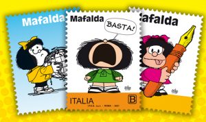 Un francobollo per Mafalda, la bambina “terribile” che ha conquistato il mondo