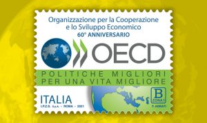 Sessanta anni di OCSE tra cooperazione e sviluppo in un francobollo