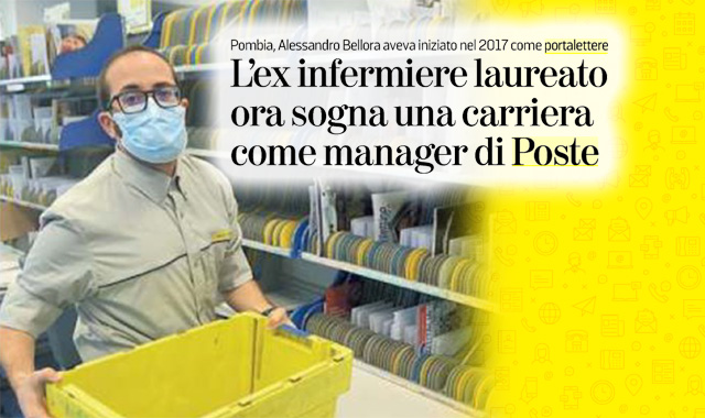Il sogno di una carriera a Poste Italiane: ecco la storia di Alessandro