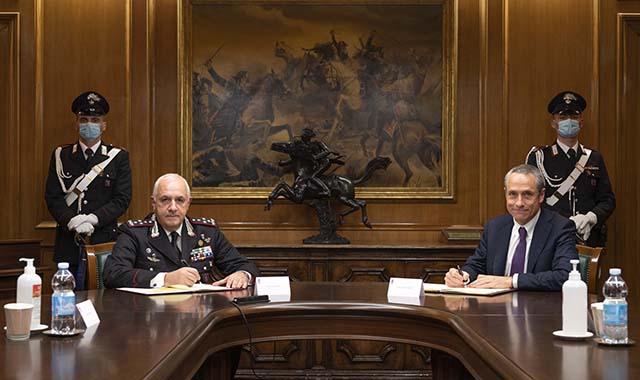 Poste Italiane e Arma dei Carabinieri firmano un protocollo per la sicurezza e la legalità nel lavoro