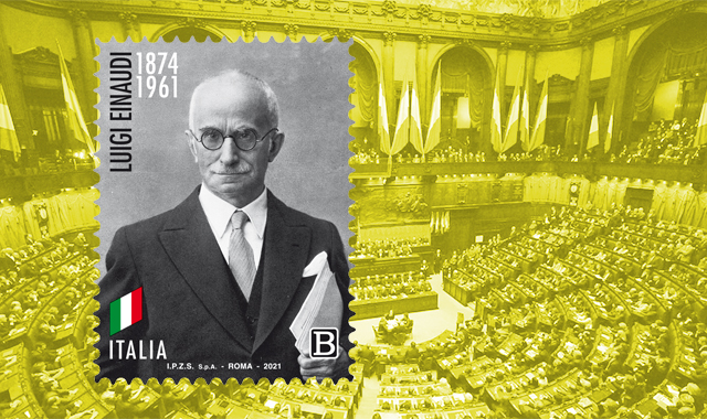 Un francobollo per ricordare Luigi Einaudi