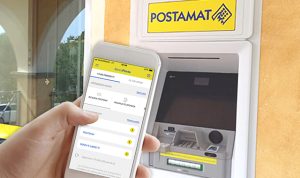 Per prelevare contanti dall’ATM Postamat ora basta lo smartphone
