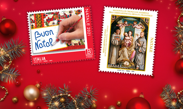 Ecco i francobolli per scambiarsi gli auguri di Natale