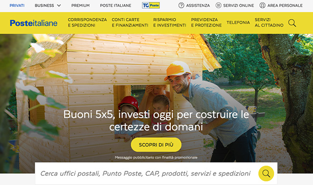 Vola Poste.it: è il primo sito italiano in assoluto nelle rivelazioni Audiweb