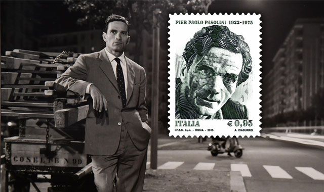 Cento anni di Pasolini: le sue lettere e il ricordo di Poste in un francobollo