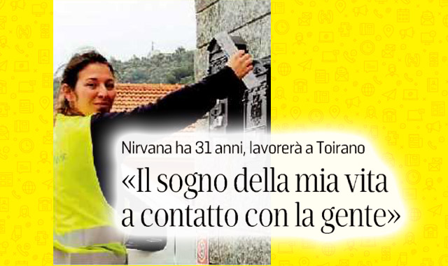 La portalettere di Albenga: “Il sogno della mia vita a contatto con la gente”