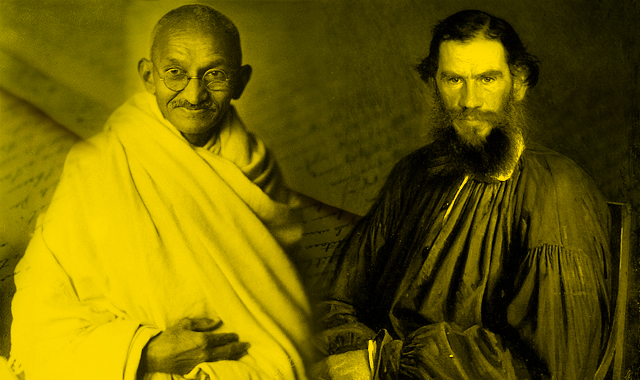 Lettere nella storia: Tolstoj, Gandhi e i sofisti della forza