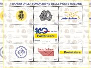 francobollo 160 anni poste