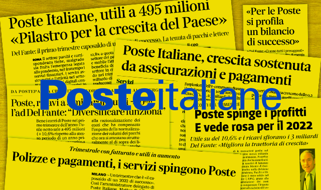 “Poste oltre le attese, aiuterà l’Italia a crescere”: i risultati sui quotidiani