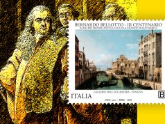 Un francobollo dedicato a Bernardo Bellotto nel terzo centenario della nascita