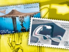 Due francobolli celebrativi di Europa 2022 dedicati a due leggende