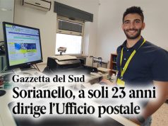 Pietro, 23 anni e già direttore di un Ufficio Postale in Calabria
