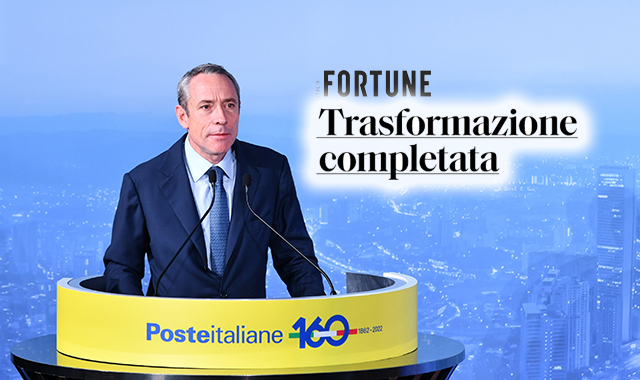 L’Ad Del Fante a Fortune: “Abbiamo completato la trasformazione, oggi Poste è un’azienda-piattaforma”