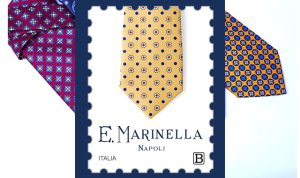 Made in Italy: un francobollo dedicato alle cravatte di Marinella