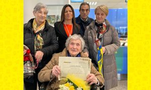Oristano: la signora Silvia festeggia i suoi 100 anni nell’ufficio postale