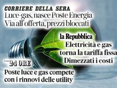 "Sostenibile" e "conveniente": tutti i quotidiani raccontano l'offerta di Poste Energia