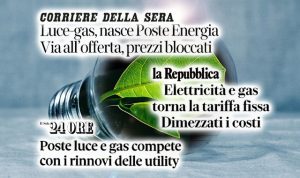 “Sostenibile” e “conveniente”: tutti i quotidiani raccontano l’offerta di Poste Energia