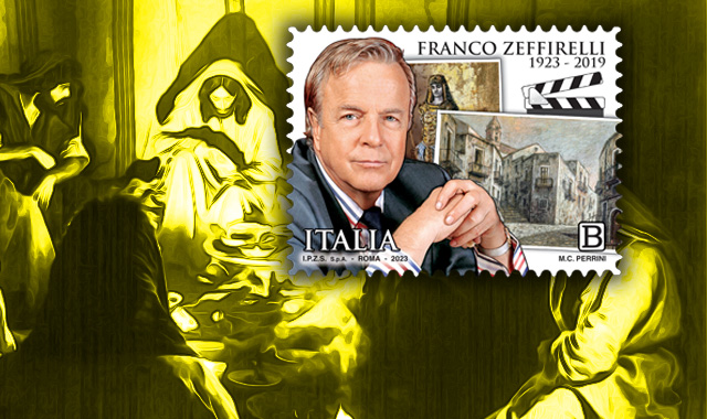 Ecco il francobollo per Zeffirelli, a 100 anni dalla nascita del regista