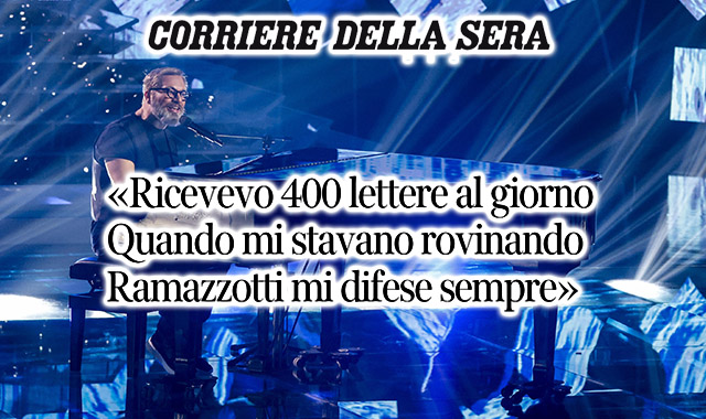 Marco Masini: “Per le mie canzoni ricevevo 400 lettere al giorno”