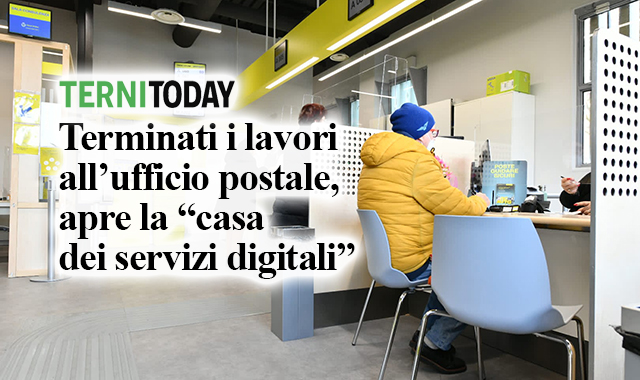 Polis in Umbria: l’ufficio postale di Amelia trasformato in casa dei servizi digitali