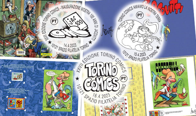 Filatelia: Poste italiane partecipa alla XXVII edizione di Torino Comics