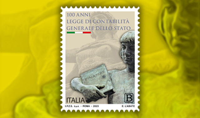 Poste: un francobollo celebra i 100 dedicato della Legge di Contabilità Generale dello Stato