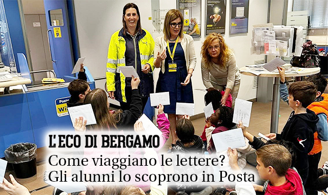 Alzano Lombardo: gli alunni delle elementari seguono il viaggio delle lettere