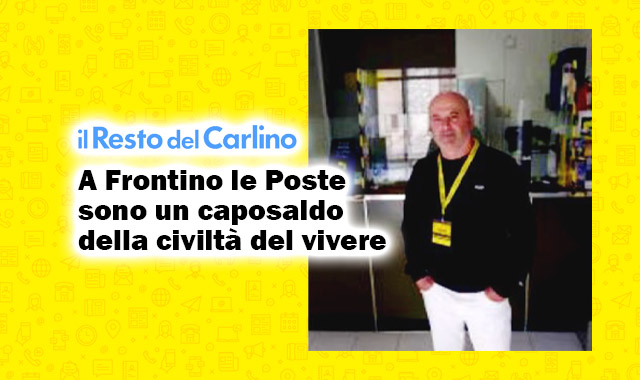 Pesaro, il direttore dell’ufficio postale di Frontino racconta: “Poste è un punto di riferimento”