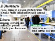 I servizi dell’Inps negli uffici postali di 7mila piccoli comuni