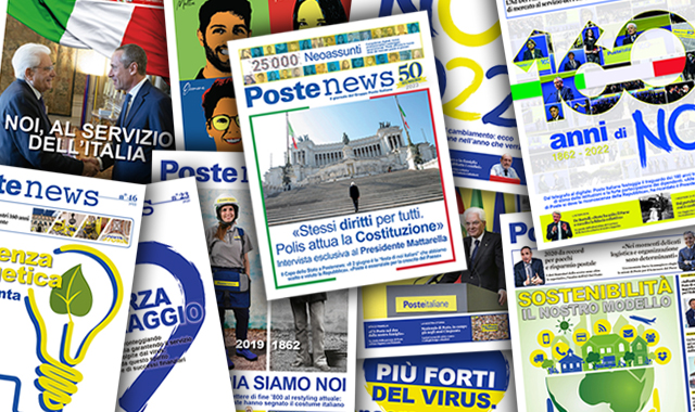50 numeri di Postenews: viaggio nella macchina del giornale di Poste Italiane