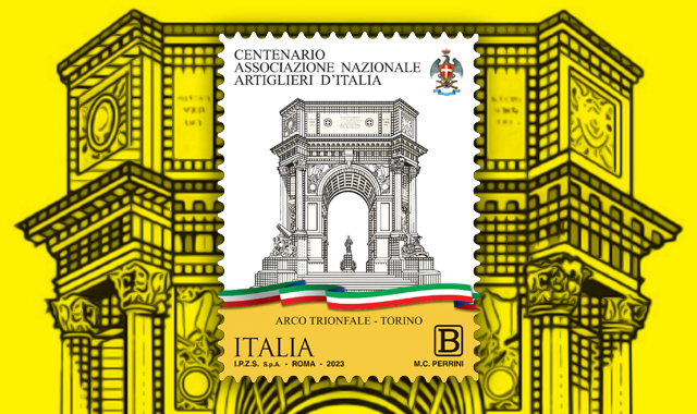 Poste, ecco il francobollo dedicato all’Associazione Nazionale Artiglieri d’Italia