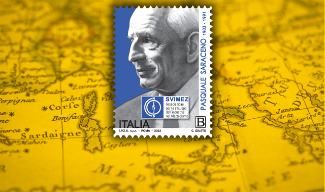 Svimez, un francobollo per ricordare Pasquale Saraceno a 120 anni dalla nascita