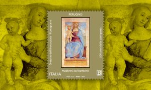 Un francobollo celebra l’arte di Perugino