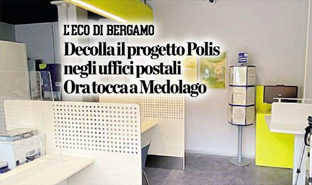 Bergamo: Polis porta i servizi della PA nell’ufficio postale di Medolago