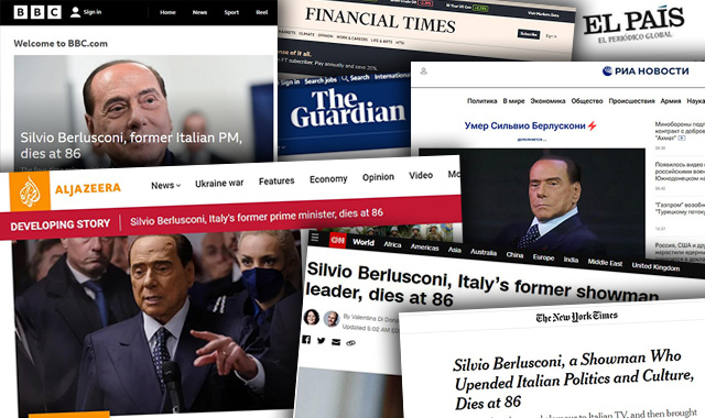 “Uno showman che ha ribaltato la politica italiana”: la notizia della morte di Berlusconi sui media internazionali