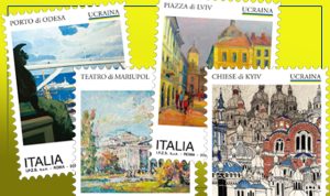 Kiev, Mariupol, Leopoli e Odessa: quattro francobolli dedicati ai profughi dell’Ucraina