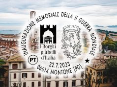 Annullo filatelico per il Memoriale di Guerra a Montone