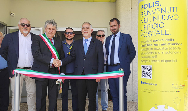 Polis, inaugurato a Castelbuono il primo ufficio postale con i servizi INPS
